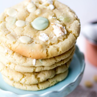 Lemon meringue witte chocolade cookies